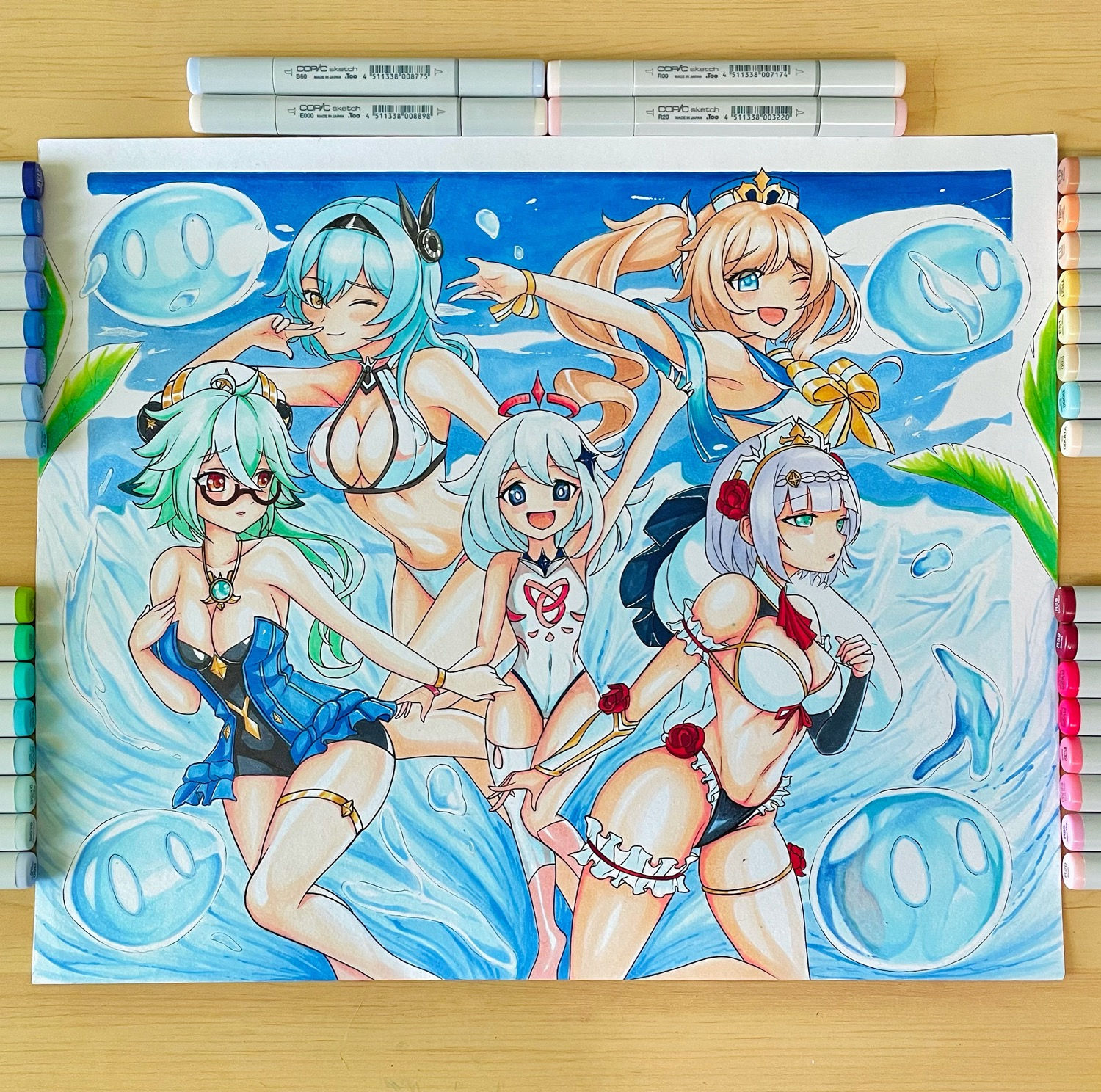 Genshin Impact Summer 5 Character traditional! (updated)