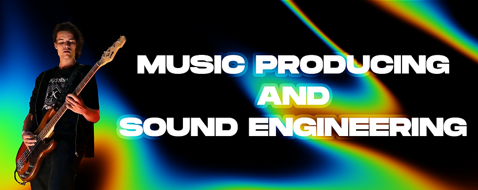 bannière web pour musicien