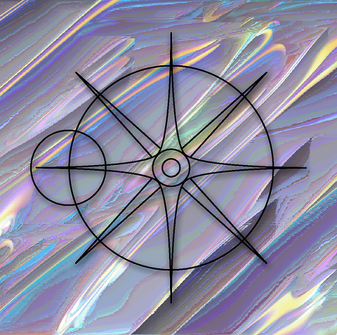 logo sur fond abstrait