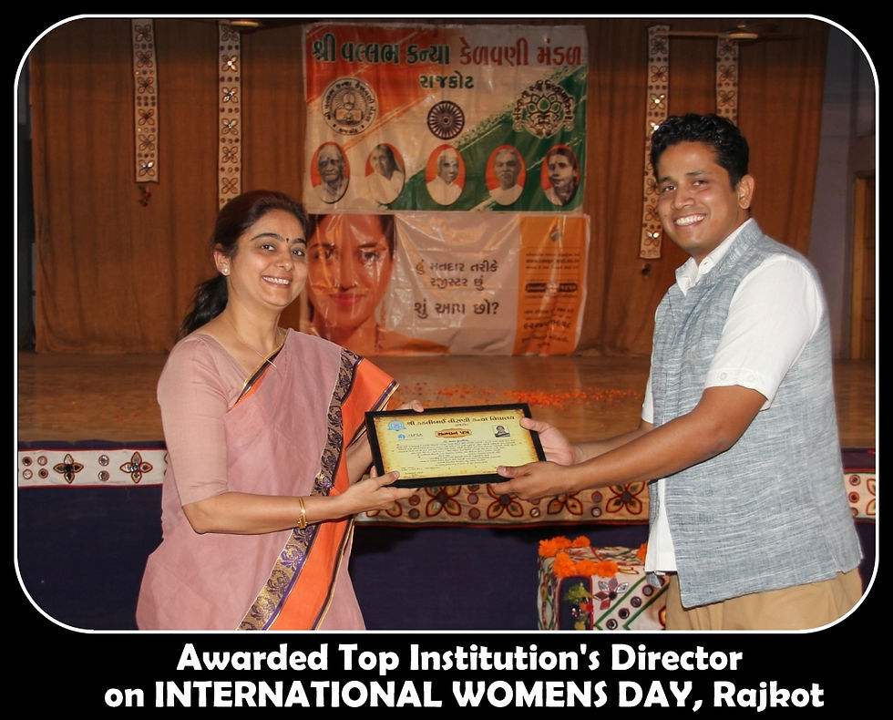 Awarded Top Institution's Director