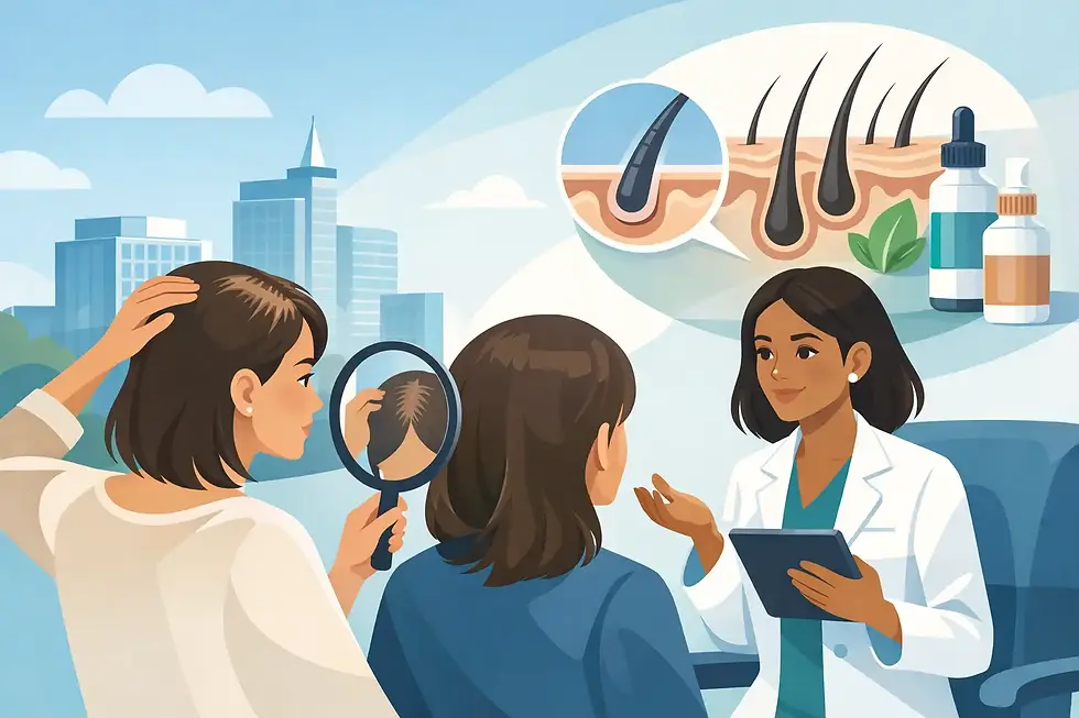 Raleigh Trichologist Care for Thinning Hair