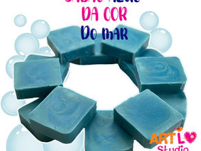Receita do Sabão Azul da Cor do Mar (Partes 1 e 2)