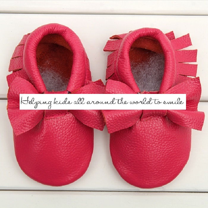 Thumbnail: Baby Bow Tie Soft Leather Shoes