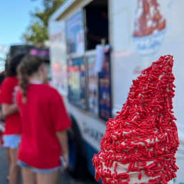 sport venue event with chitown chicago ice cream truck
