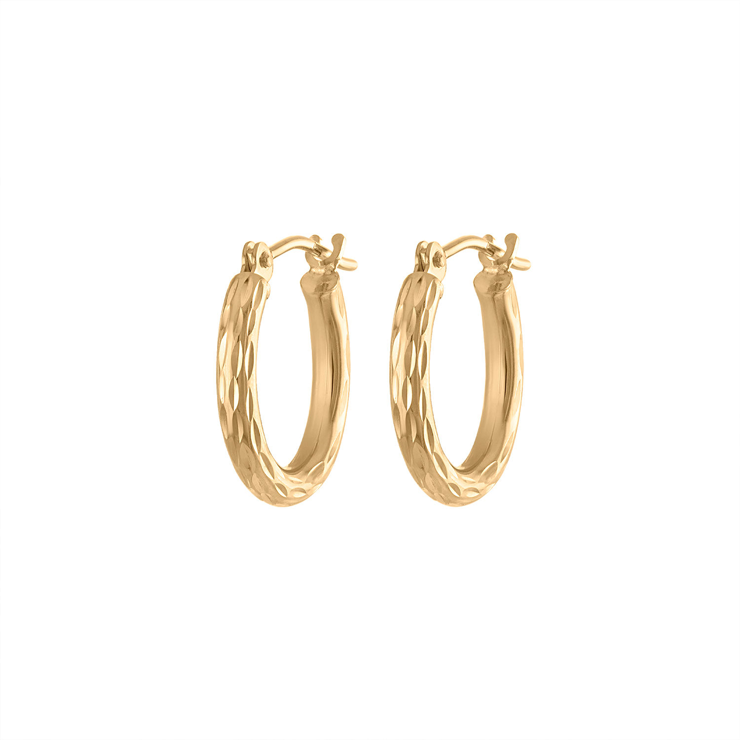 Diamond-Cut Hoop