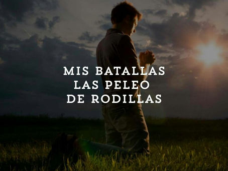 De rodillas ante Dios, de pie ante el mundo.