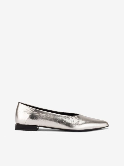 Ballerines en cuir veritable
