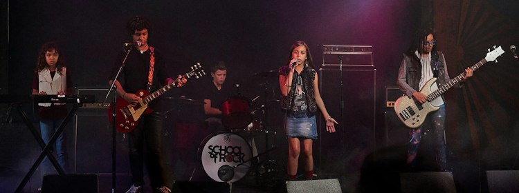 School of Rock Rochester logo or camp photo