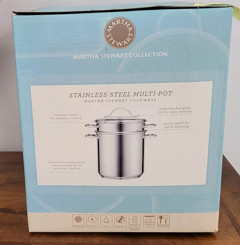 Martha Stewart Collection Stainless Steal Multi Pot Cookware