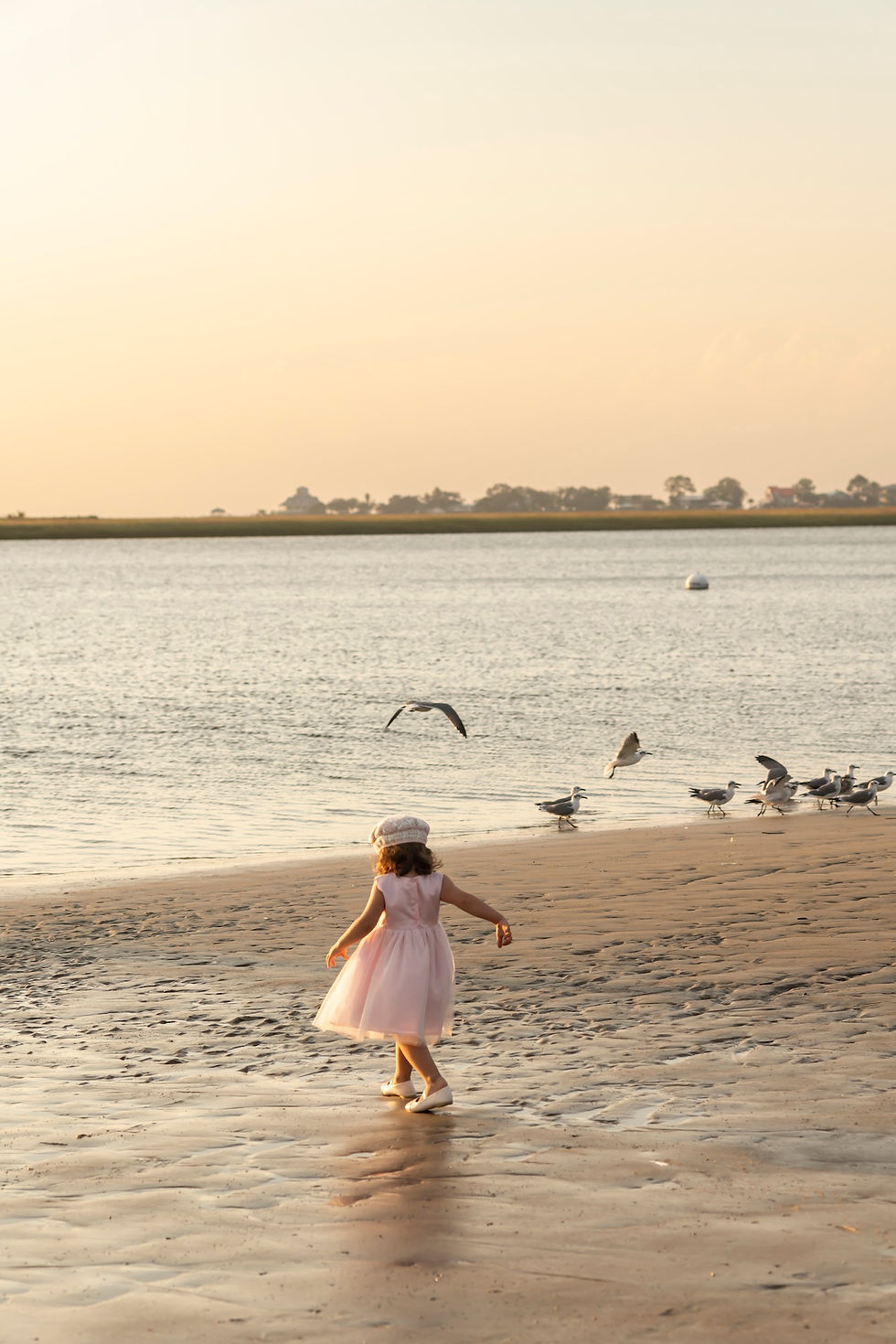 The Elwood family's family portraits on Tybee Island Beach in Savannah, Georgia.