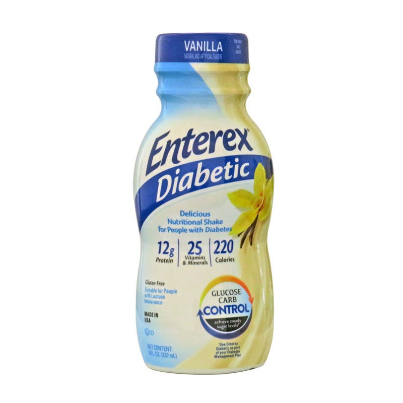 Enterex Vanilla Diabetic 8oz