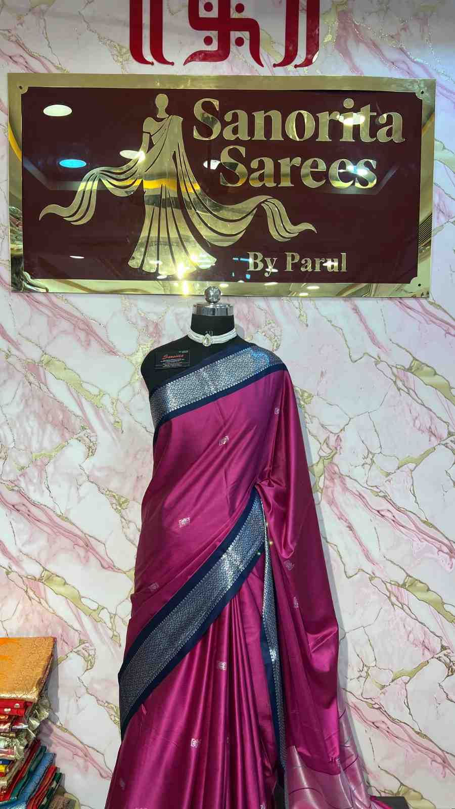 Thumbnail: Banarasi Cotton Silk Saree