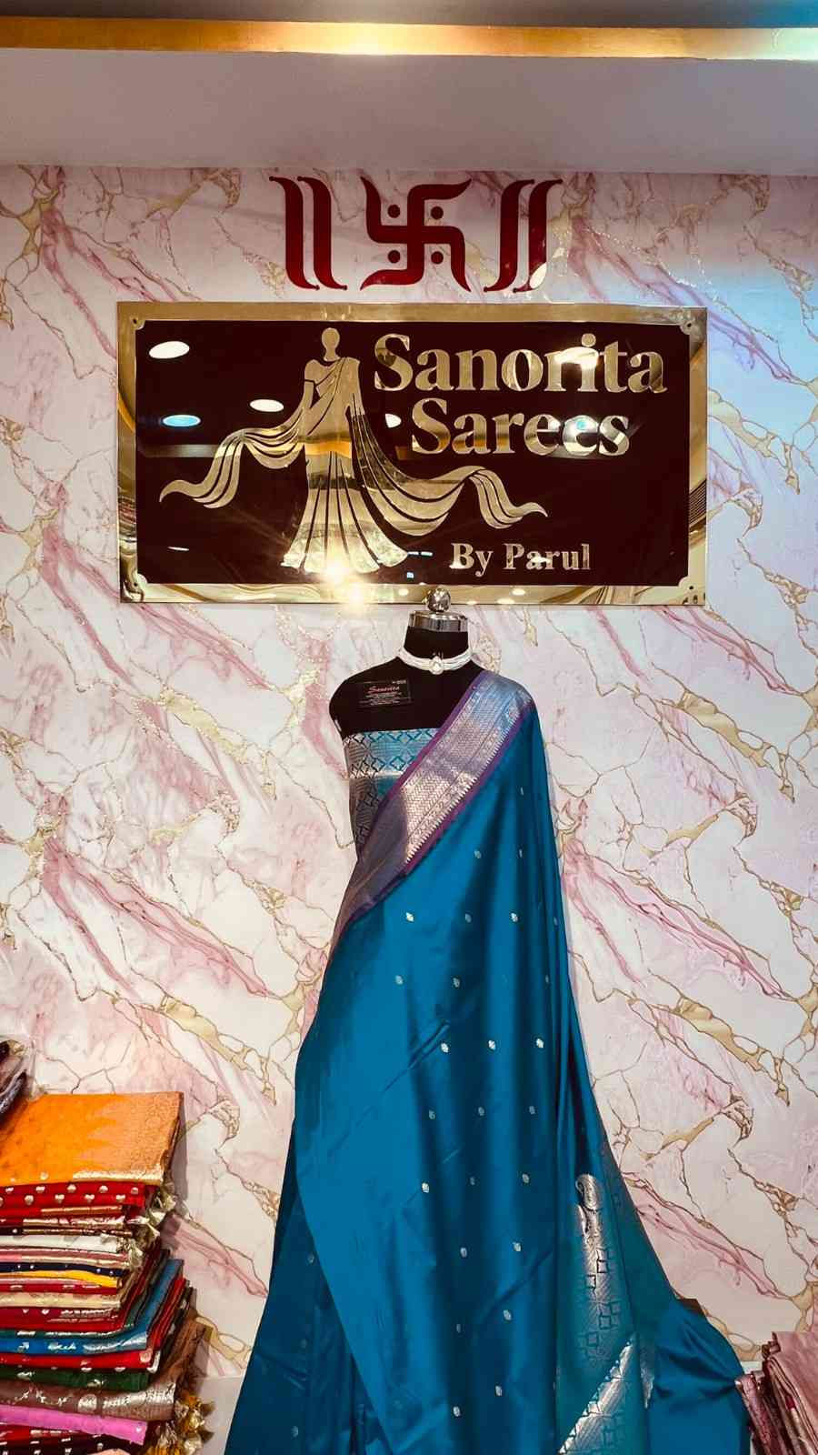 Thumbnail: Banarasi Cotton Silk Saree