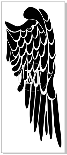 Angel Wing Stencils - Large | Vintage Retail