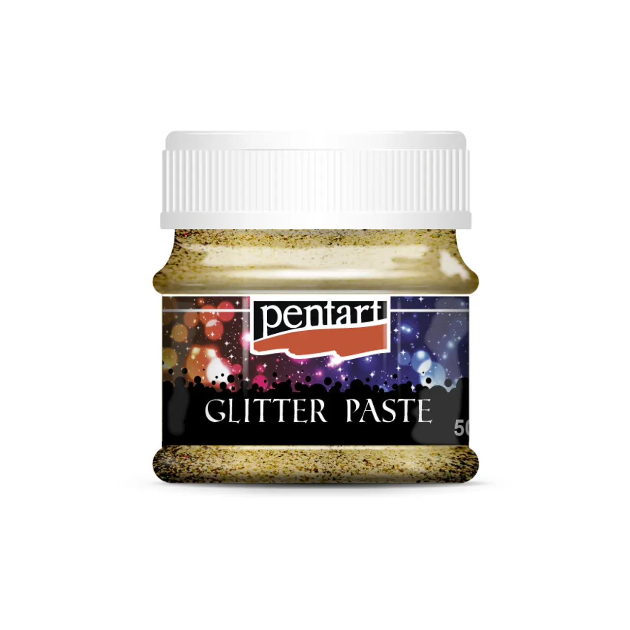 Glitter paste fine 50 ml gold
