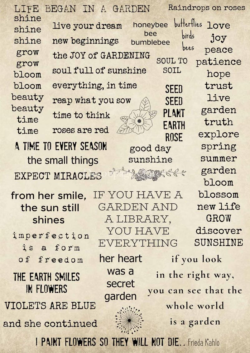 2679-A4 Ellen J Goods - Garden Words