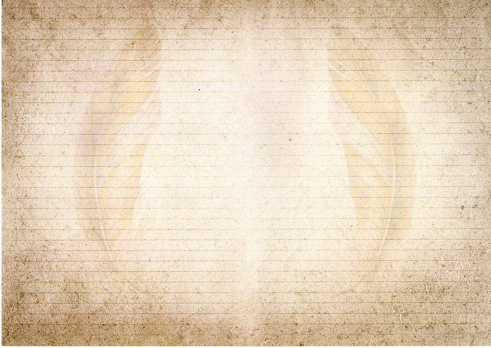 Thumbnail: Distressed vintage lined paper background with a bright, ethereal central glow.