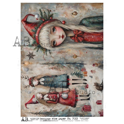 3477-A4 Skinny Girls Rice Paper | Vintage Retail