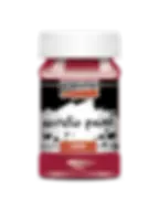 Red Pentart acrylic paint jar, labeled 'acrylic paint matte 100ml'.