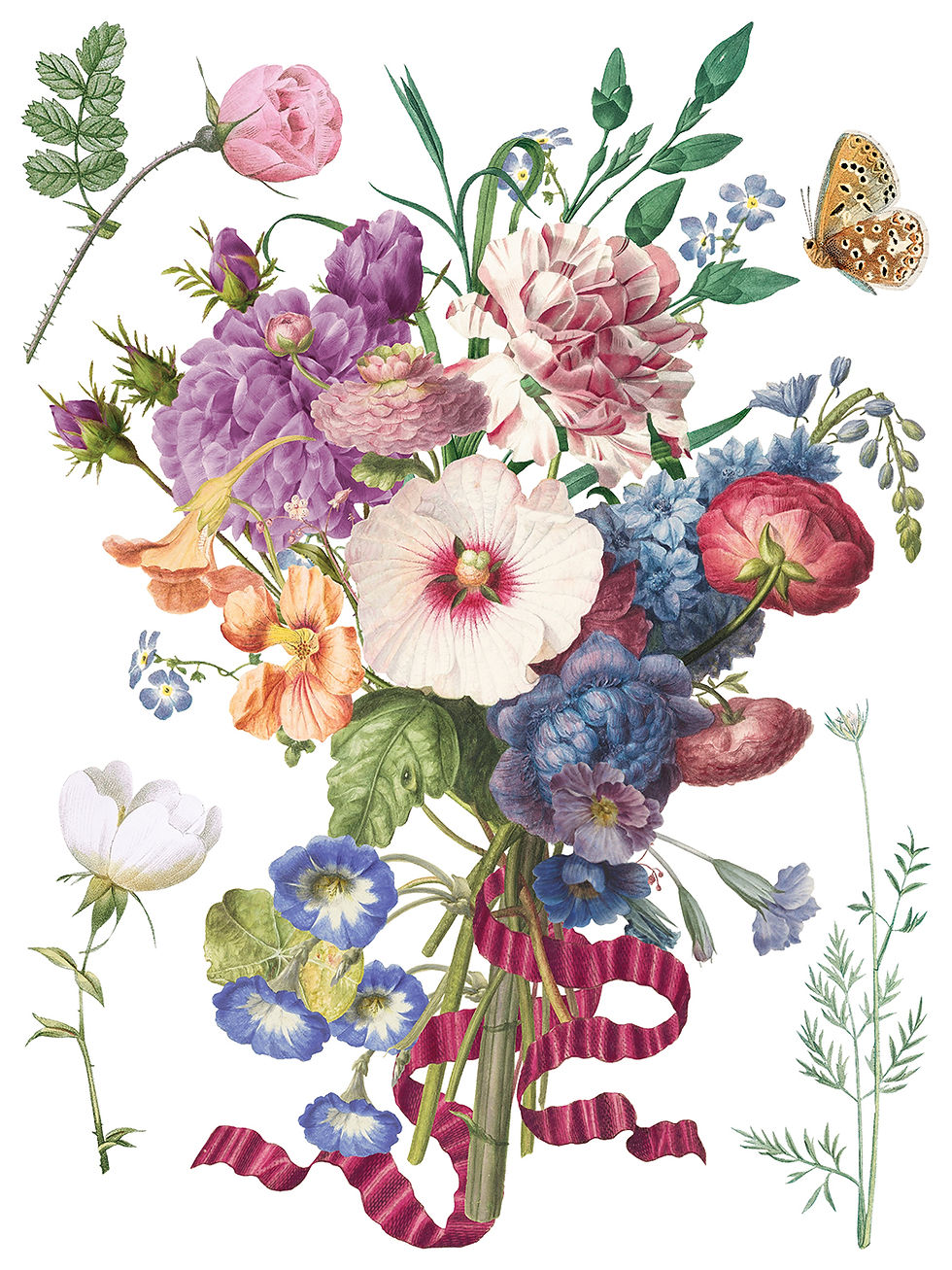 Thumbnail: Marché des Fleurs IOD Transfer 12x16 Pad™