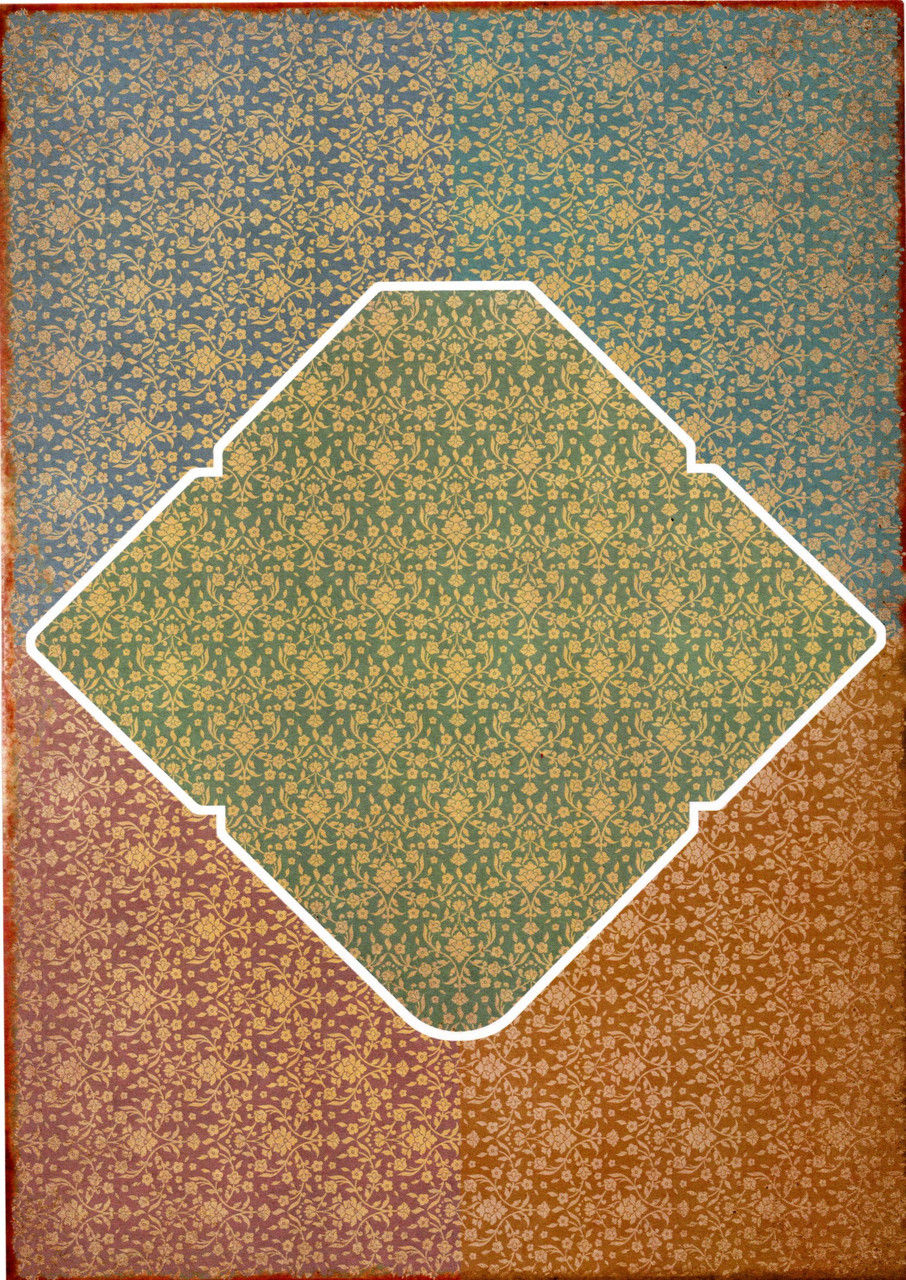 Thumbnail: 3139-A4 Decoupage Queen Andy Skinner Ballet Four Pack, intricate geometric pattern background.