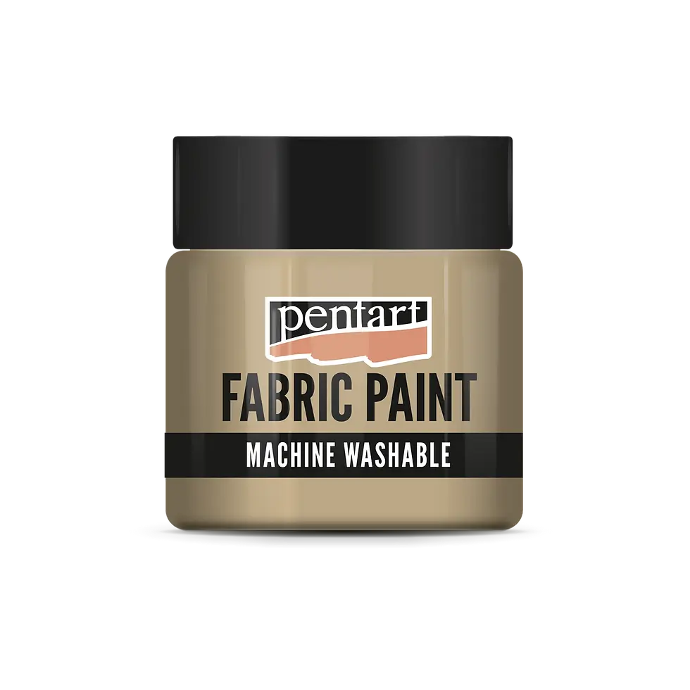 Fabric paint 50 ml hazelnut