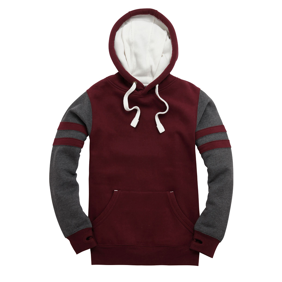 Miniature : Sweat Capuche avec bandes contrastées