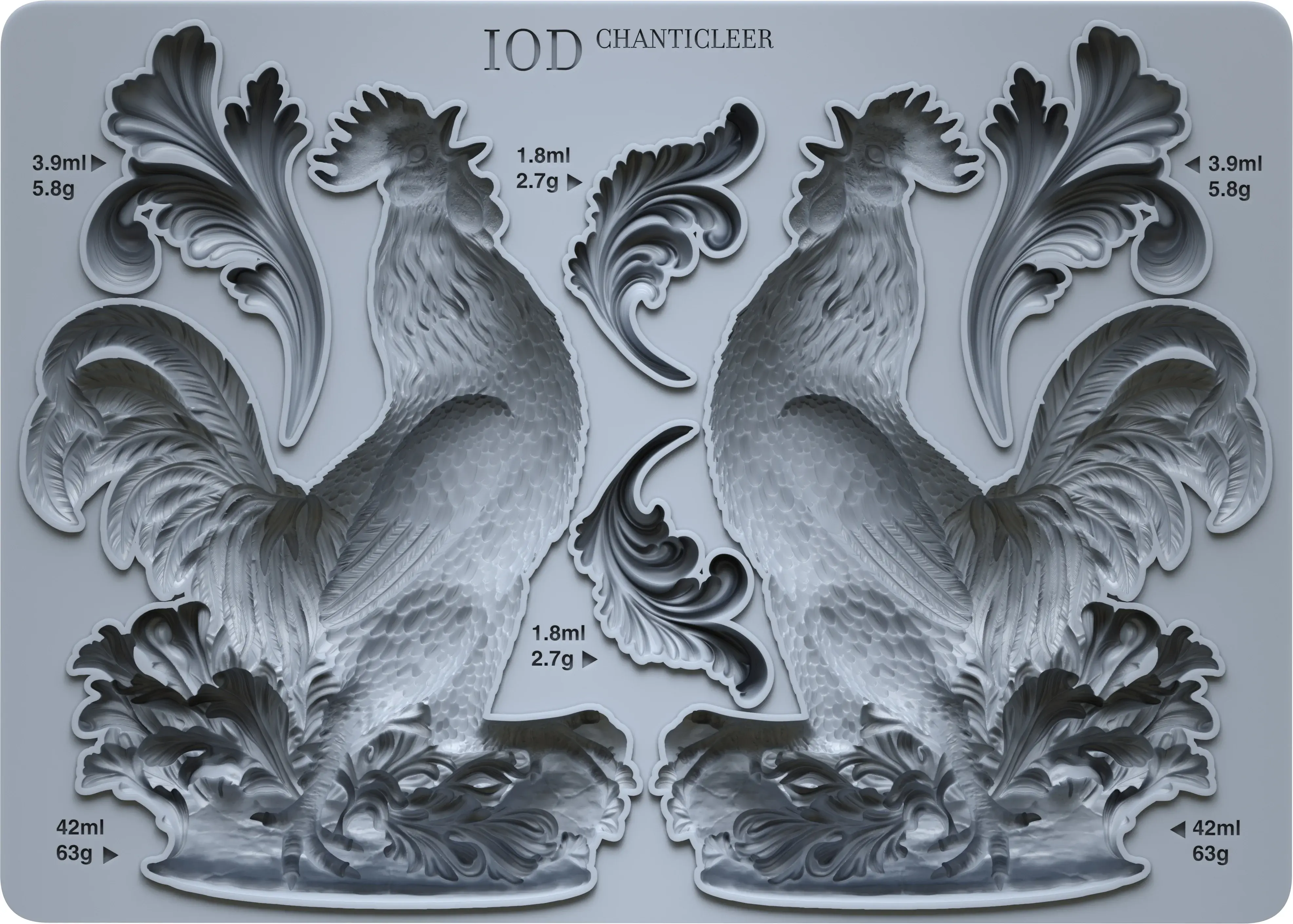 Chanticleer 5x7 IOD Mould™
