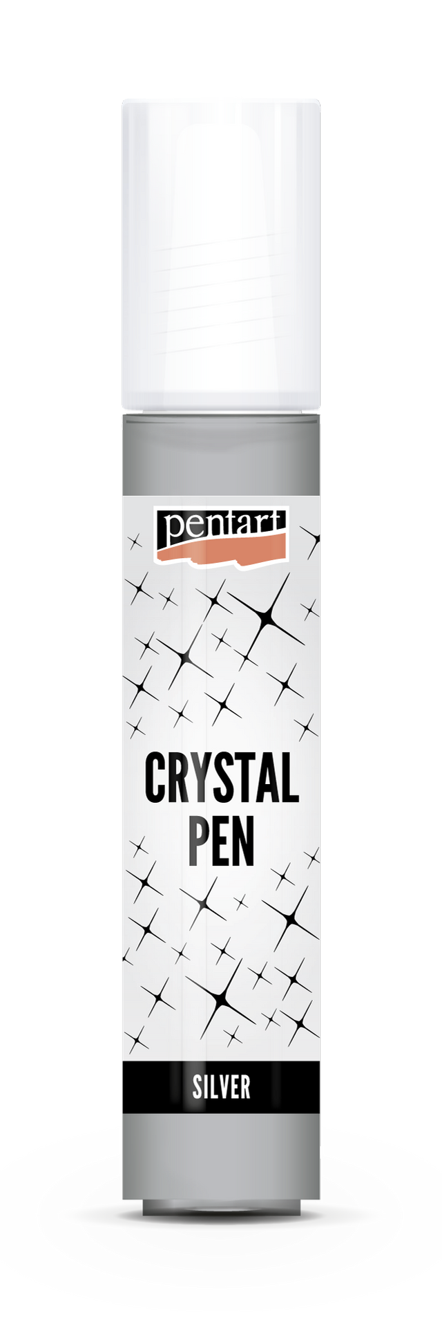 Pentart Crystal pen 30 ml silver