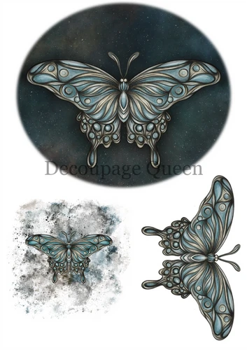 2842-A4 Dainty and the Queen Hand Drawn Butterfly Rice Paper | Vintage ... 2842-A4 Dainty and the Queen Hand Drawn Butterfly Rice Paper | Vintage ...