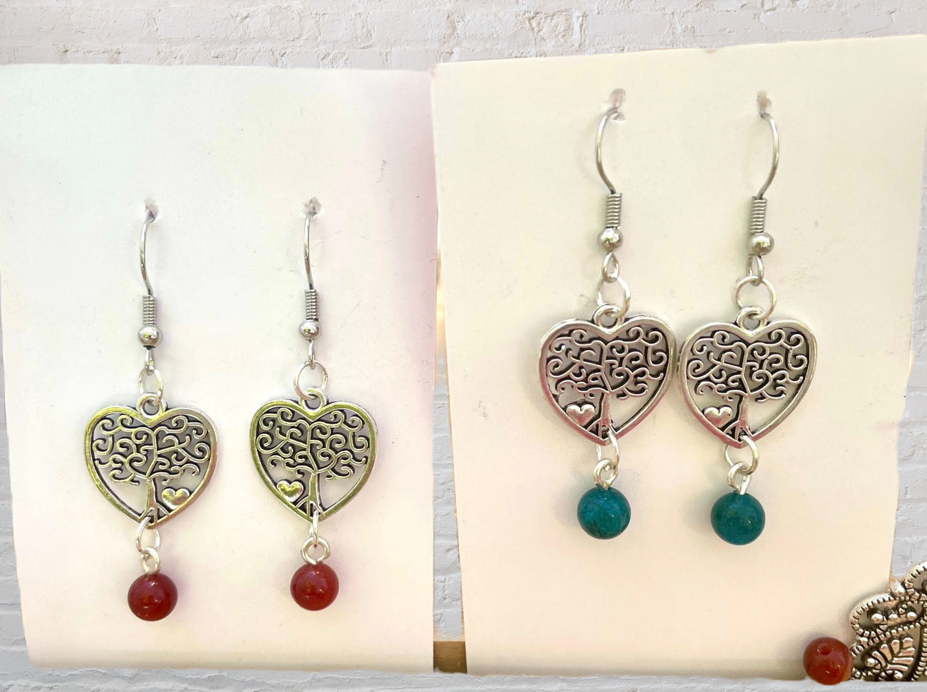 Boucles d'oreilles coeur