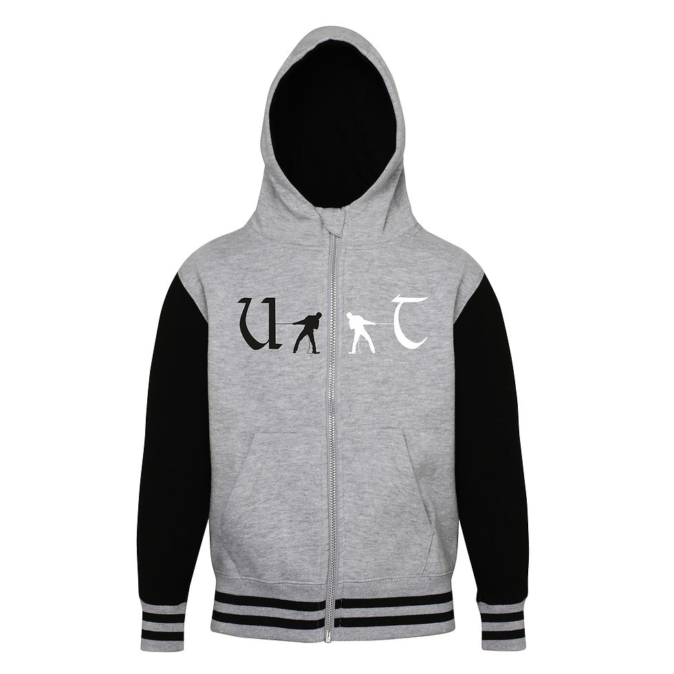 Miniature : Sweat à capuche zippé urban varsity