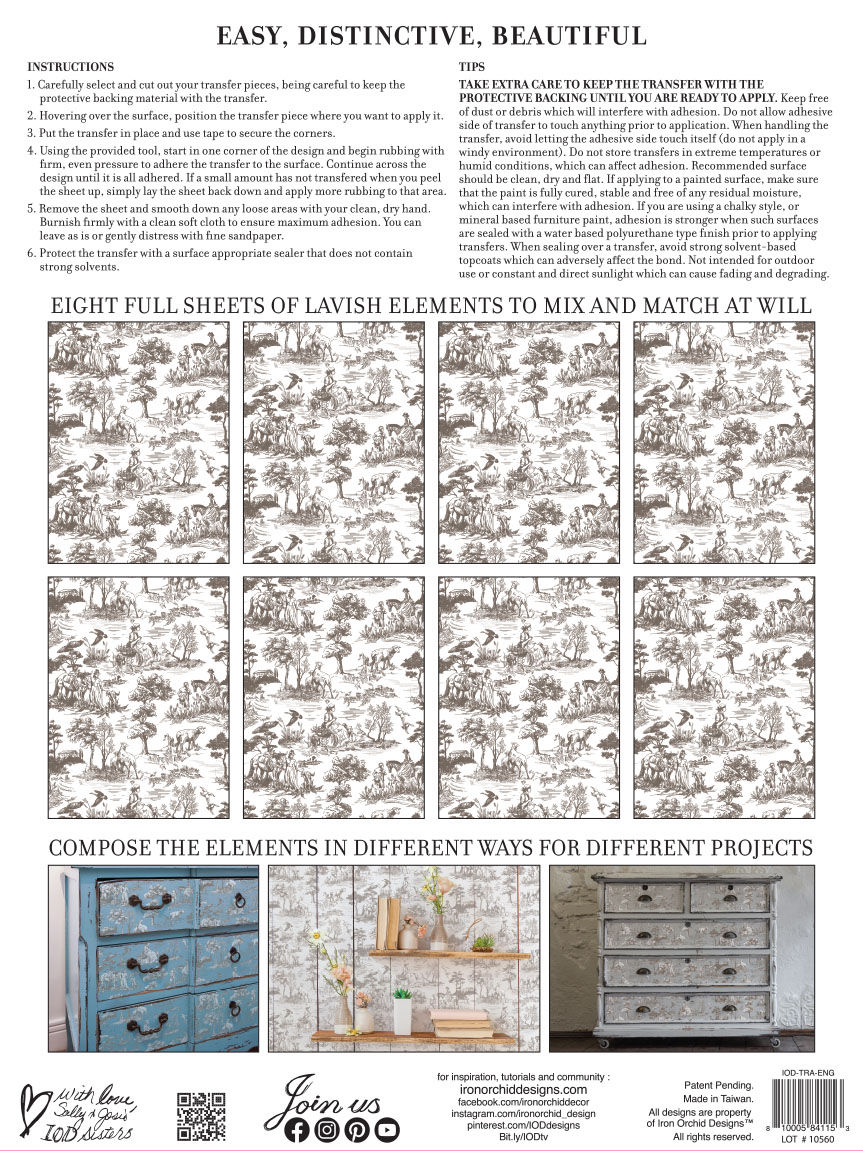 Thumbnail: Easy, Distinctive, Beautiful decoupage transfer sheets for various projects.