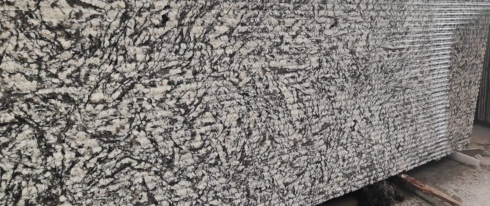 Thumbnail: ALASKA WHITE LAMINATE FLUTING GRANITE