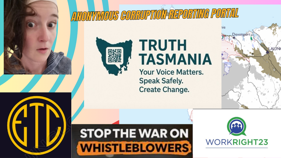 Truth Tasmania Initiative - Anonymous Corruption Portal