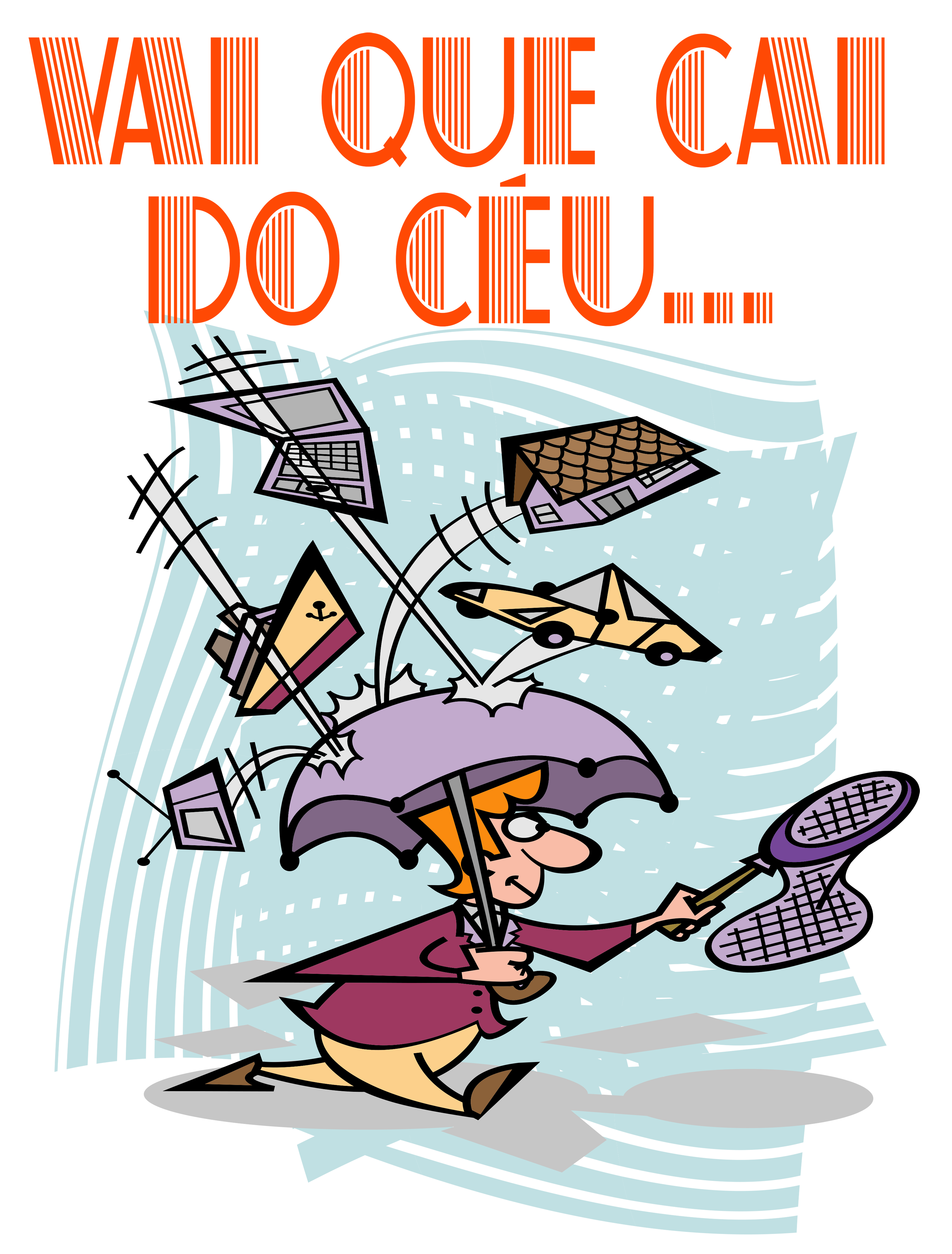 PRINT: GOING THAT FALLS FROM HEAVEN - Illustrator: Grego