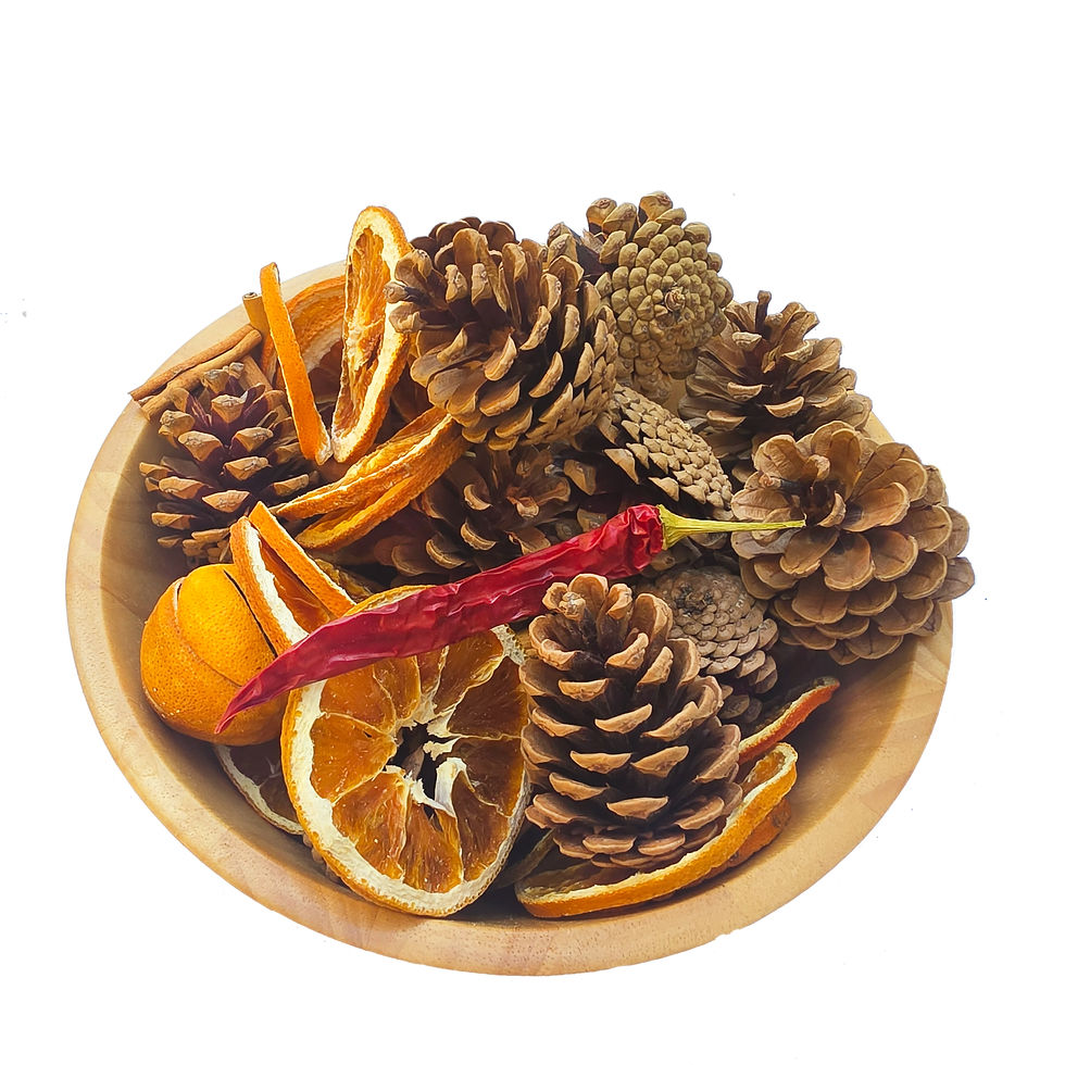 Thumbnail: Fragrant Cone, Dried Orange And Cinnamon Pot Pourri Bag