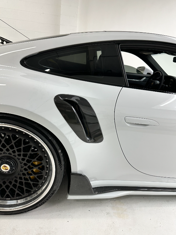 Thumbnail: PORSCHE 992 TURBO TECHART FINNED CARBON FIBER ROCKER PANELS