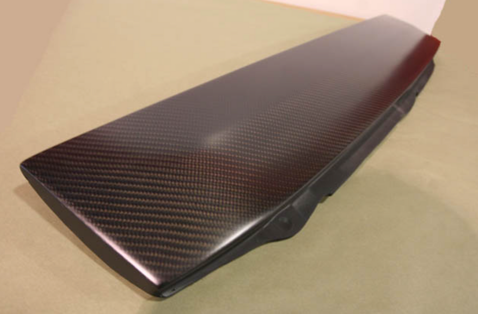 Thumbnail: Porsche 997.2 GT2 RS Style Rear Lower Window Carbon Fiber Trim Panel