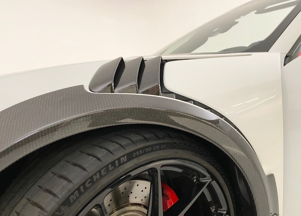 Thumbnail: PORSCHE CARBON FIBER WICKED-7 GT STREET VERSION RS LOUVERED FENDERS