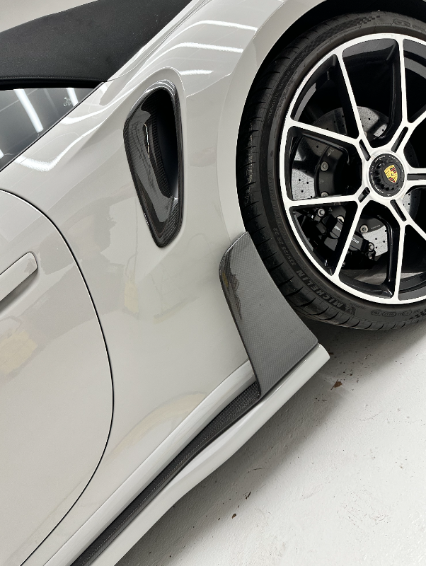 Thumbnail: PORSCHE 992 TURBO WICKED SHARK FIN CARBON FIBER ROCKER PANELS