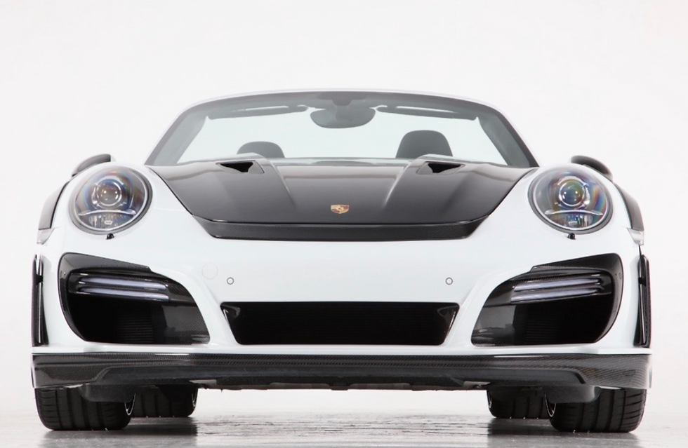 Thumbnail: PORSCHE WICKED-7 GT STREET VERSION RS FRONT BUMPER, WITH CARBON FIBER ACCENTS