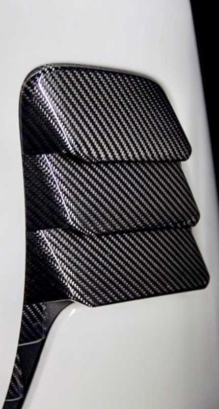 Thumbnail: PORSCHE WICKED GT3 RS LOUVERED FENDERS IN RAISED CARBON FIBER