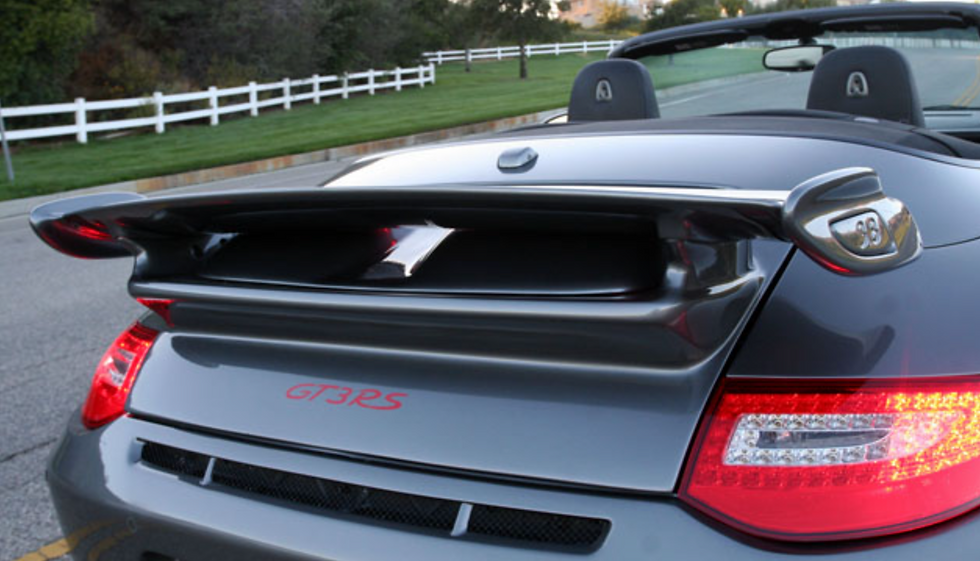 Thumbnail: New Porsche 997.2 GT3 Rear Trunk and Wing for 997 Cabriolet Convertibles