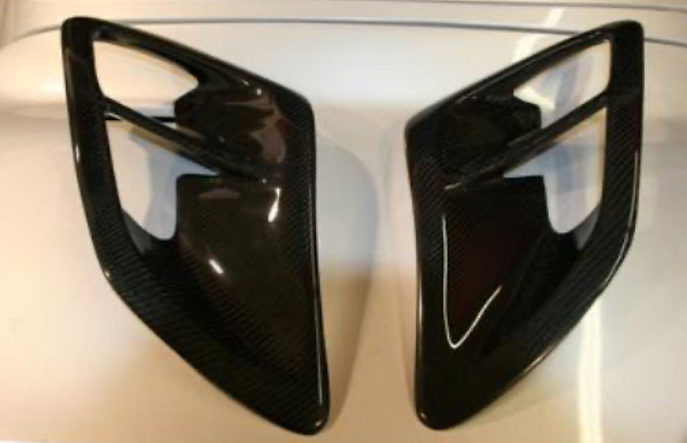 Thumbnail: Porsche 997 Turbo Carbon Fiber Side Intakes fits: 2007 to 2012 Turbo