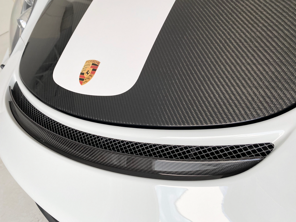 Thumbnail: PORSCHE 991.2 GT2RS STYLE CARBON FIBER DUAL BRAKE INTAKE SCOOP HOOD