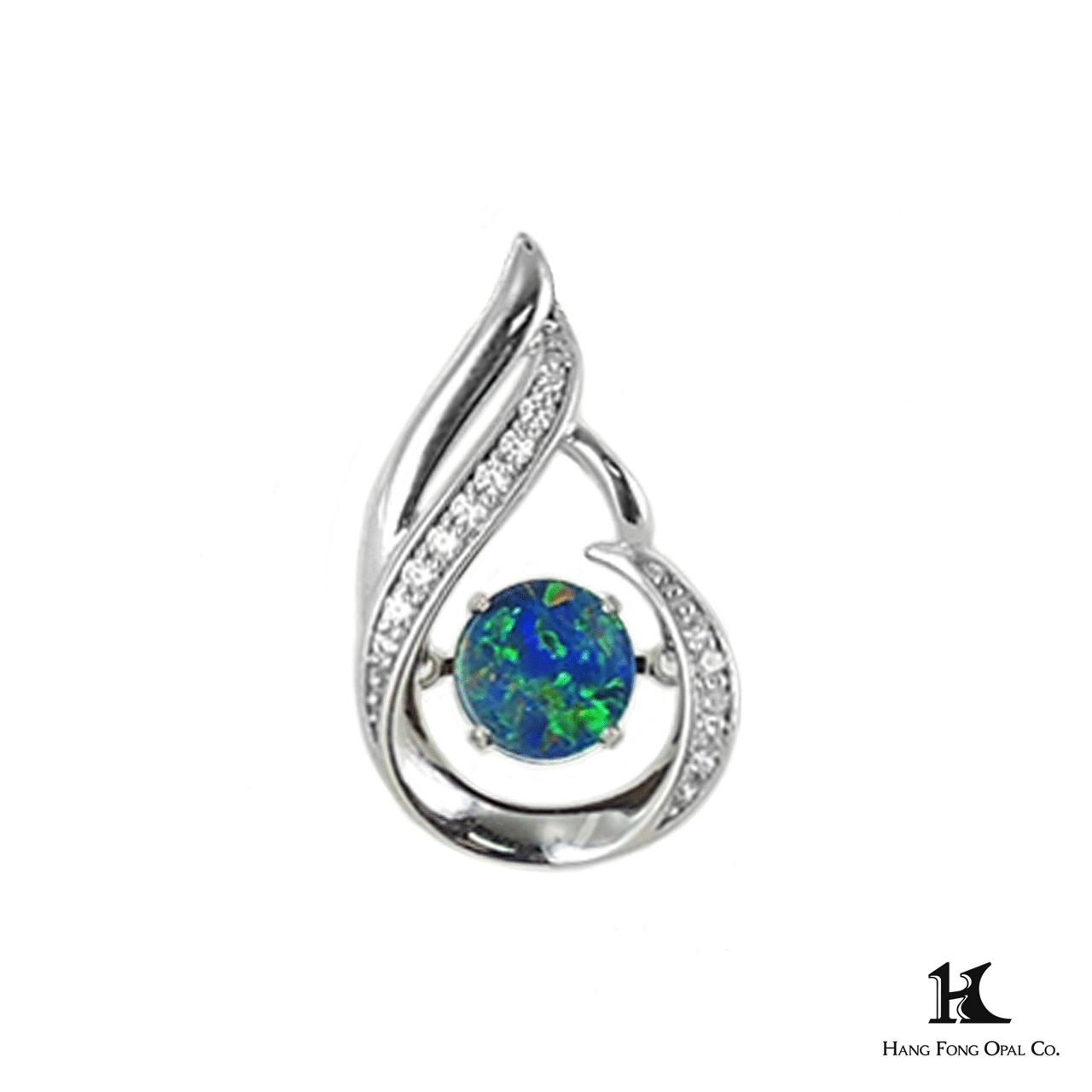 Opal Twinkle Pendant, Opal Pendant