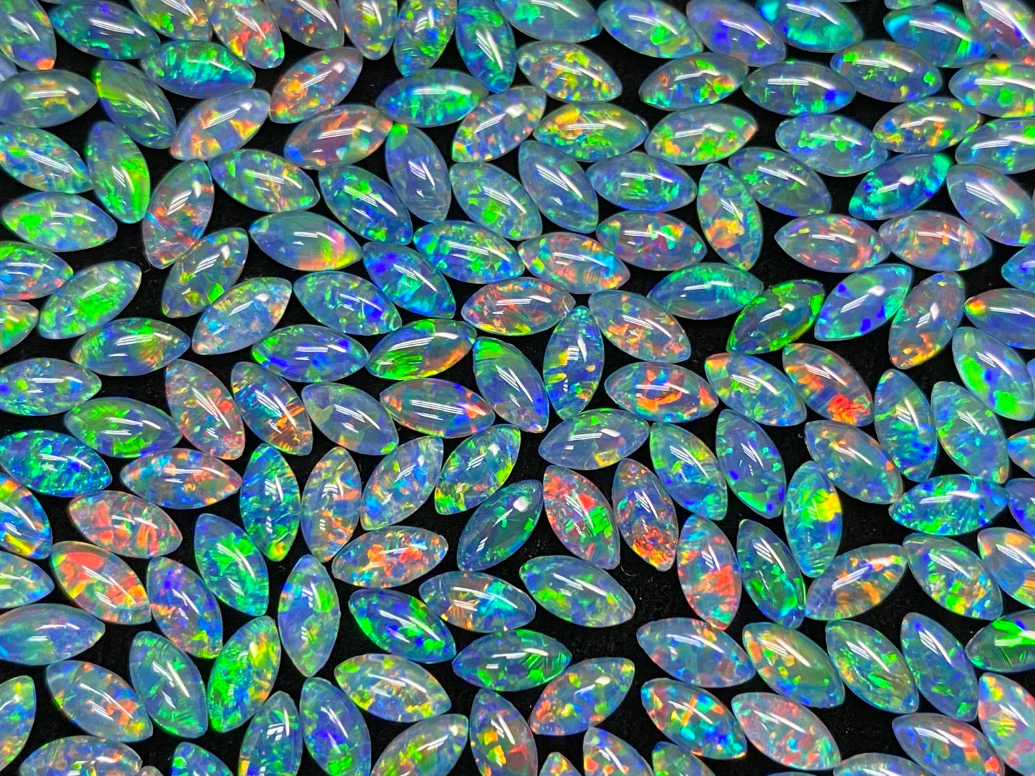 Opal Triplet Marquise 6x3mm