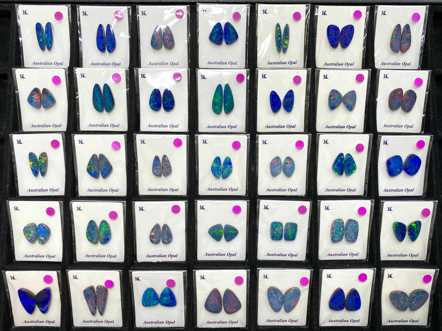 Opal Doublet Pairings C7