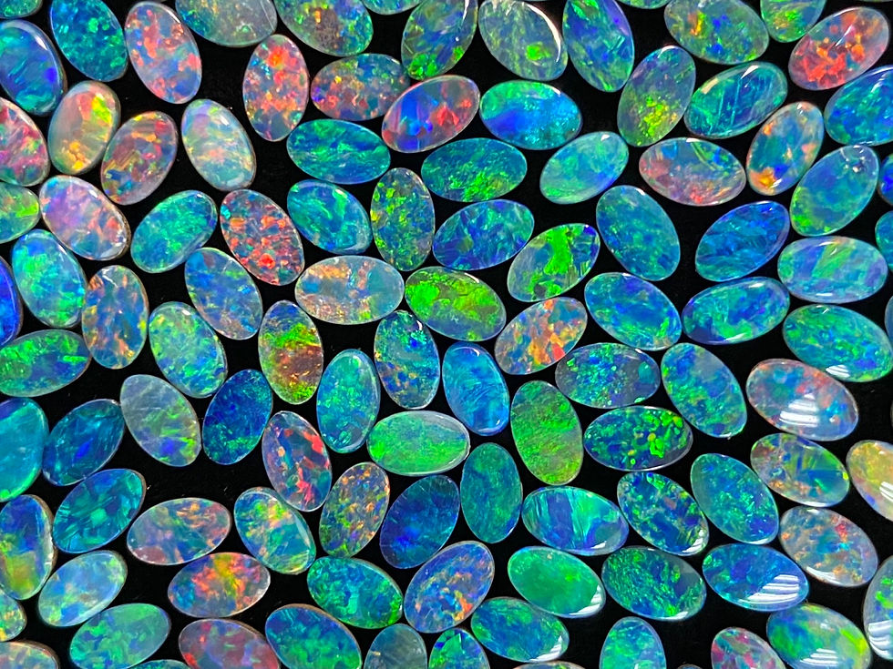 Thumbnail: Opal Doublet Oval 5x3mm